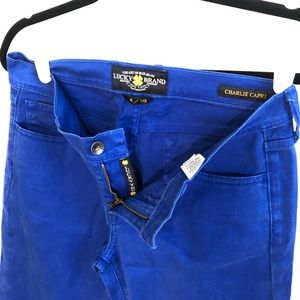 Lucky Brand Jeans - Lucky Brand Blue Charlie Capri Size 6 Lucky Brand Jeans - Lucky Brand Blue Charlie Capri Size 6